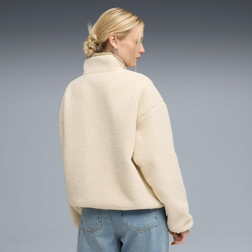 Puma Reversible Sherpa Kadın Bej Mont - 2