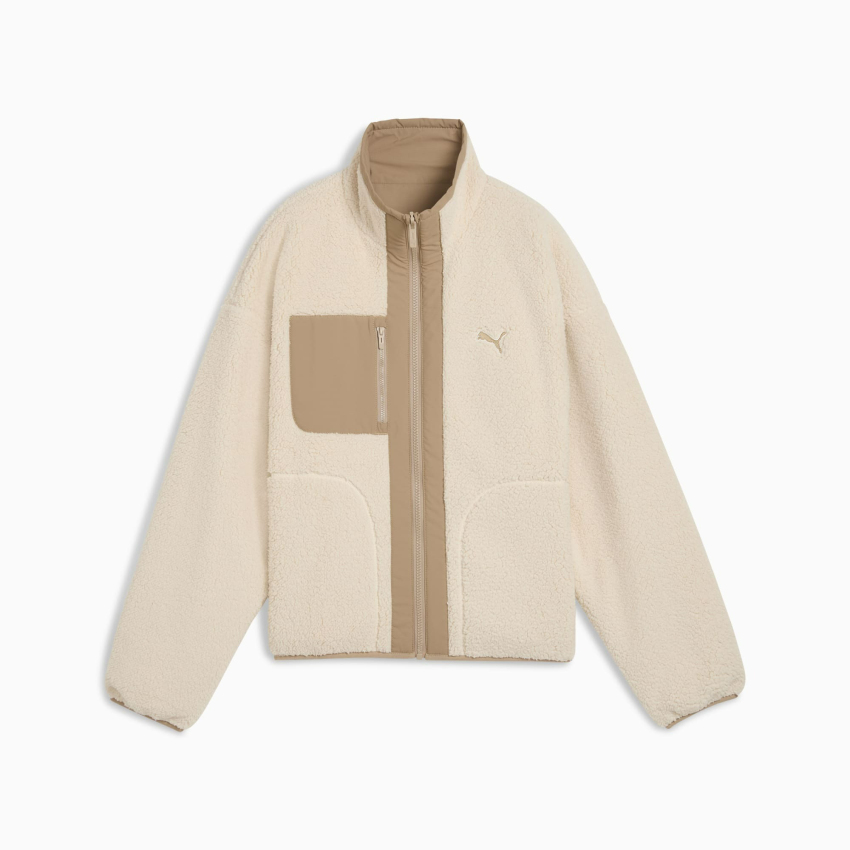 Puma Reversible Sherpa Kadın Bej Mont - 4