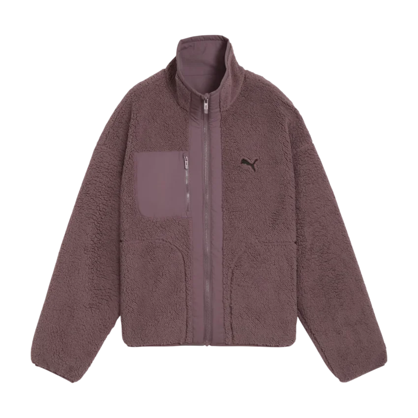 Puma Reversible Sherpa Kadın Mor Mont - 4