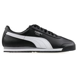 Puma Roma Basic black-white-puma silver SİYAH Erkek Günlük Ayakkabı - 1