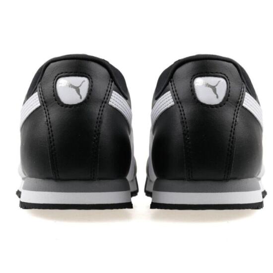 Puma Roma Basic black-white-puma silver SİYAH Erkek Günlük Ayakkabı - 4