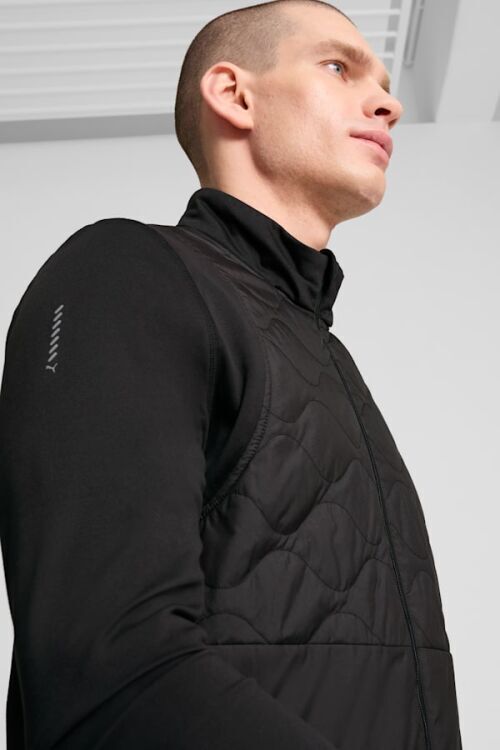 Puma RUN CLOUDSPUN WRMLBL JACKET SİYAH Erkek Mont - Puma (1)