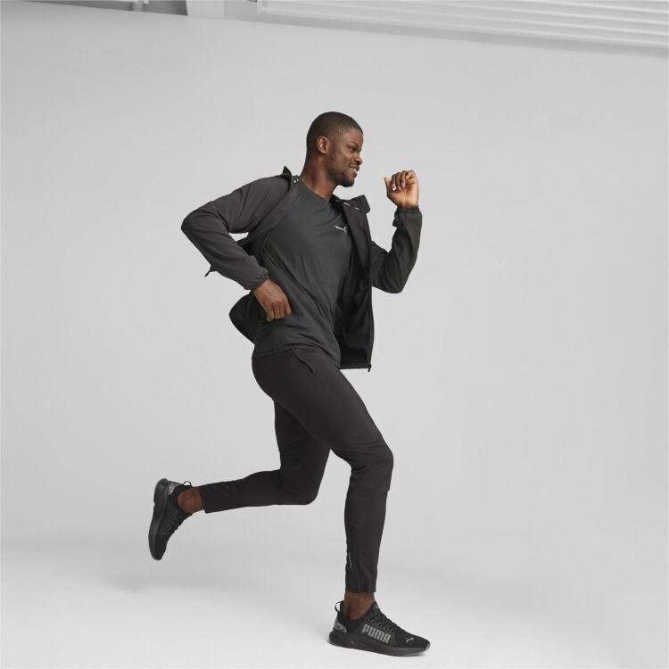 Puma RUN FAVORITE HOODED JACKET SİYAH Erkek Eşofman Üstü - 2