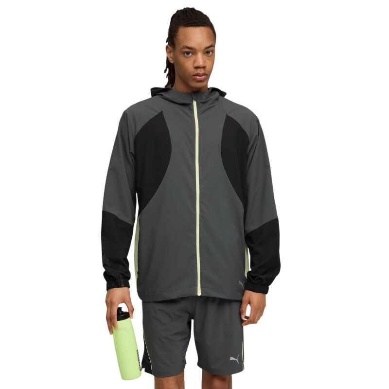 Puma Run Ultraweave Hooded Gri Erkek Yağmurluk - Puma