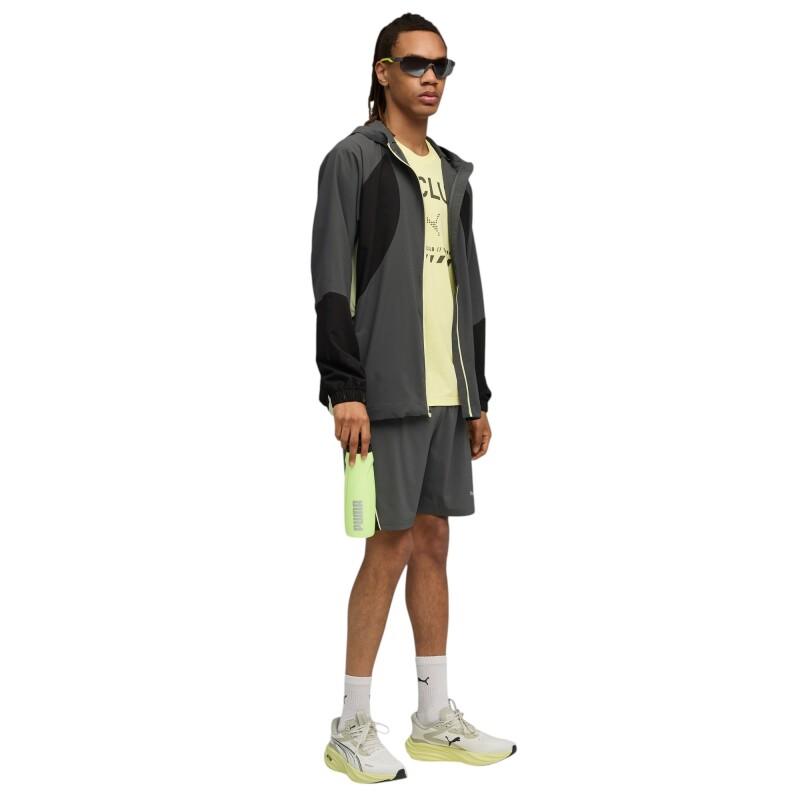 Puma Run Ultraweave Hooded Gri Erkek Yağmurluk - 3