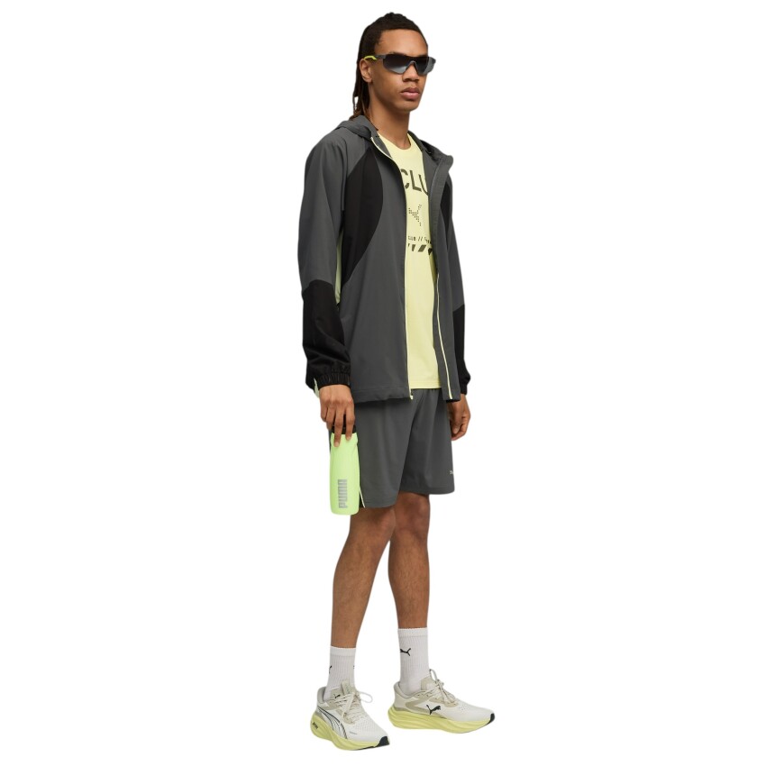 Puma Run Ultraweave Hooded Gri Erkek Yağmurluk - 3