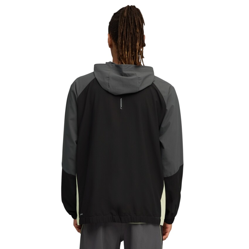 Puma Run Ultraweave Hooded Gri Erkek Yağmurluk - 2