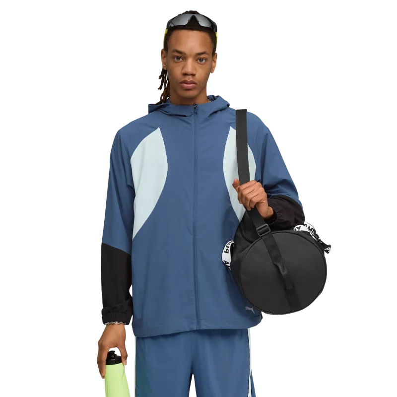 Puma Run Ultraweave Hooded Mavi Erkek Yağmurluk - 1