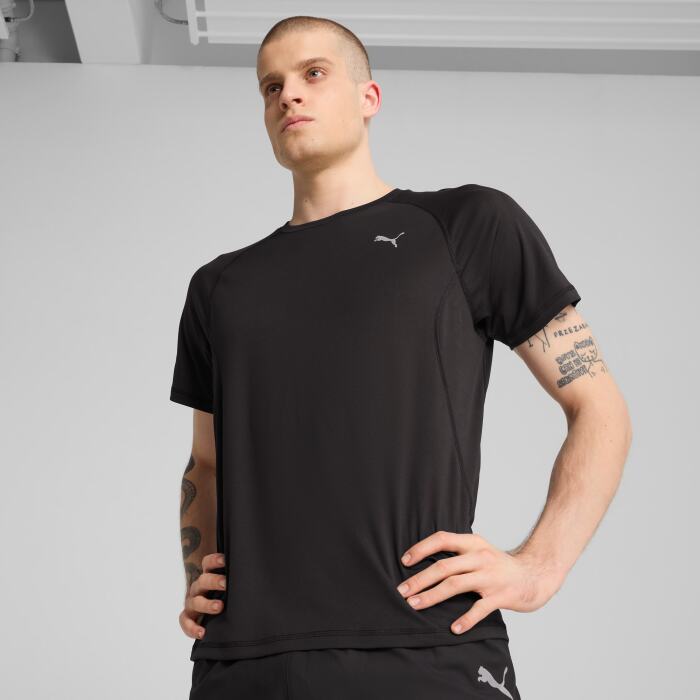 Puma Run Velocity Tee (Poly) Erkek Tshirt - 1
