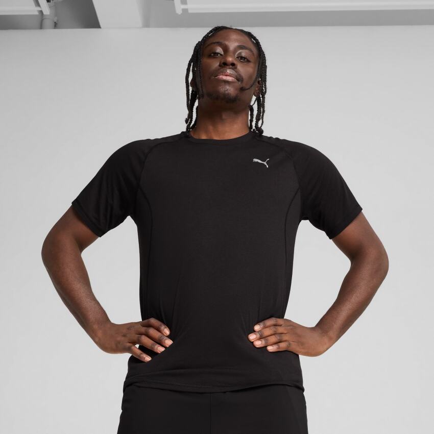 Puma Run Velocity Tee Tri-Blend Erkek Tshirt - 1