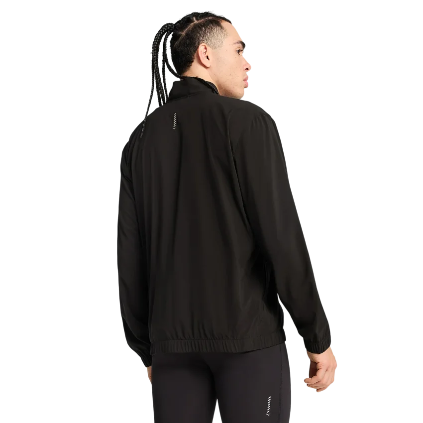 Puma Run Velocity Woven Siyah Erkek Eşofman Üstü - 4