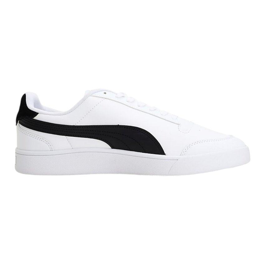 Puma Shuffle Beyaz-Siyah-Altın Erkek Günlük Ayakkabı - 1