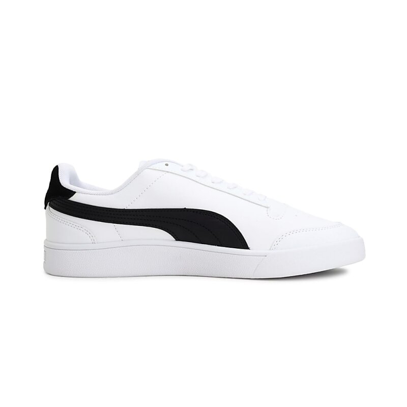 Puma Shuffle Beyaz-Siyah-Altın Erkek Günlük Ayakkabı - 4