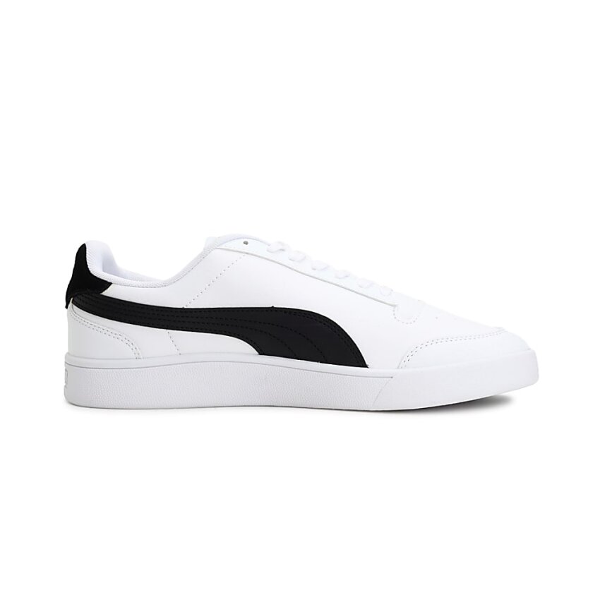 Puma Shuffle Beyaz-Siyah-Altın Erkek Günlük Ayakkabı - 4