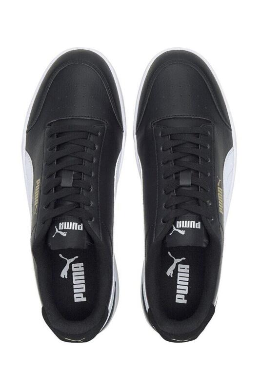 Puma Shuffle Siyah-Beyaz-Altın Erkek Günlük Ayakkabı 309668-04 - 2