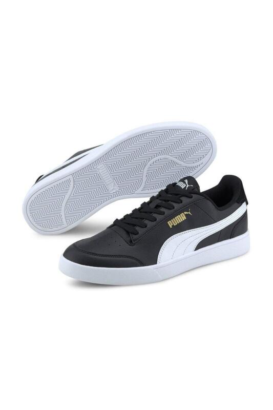 Puma Shuffle Siyah-Beyaz-Altın Erkek Günlük Ayakkabı 309668-04 - 3
