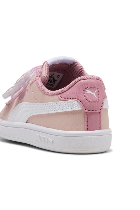 Puma Smash 3.0 Badges Pembe Çocuk Günlük Ayakkabı - Puma (1)