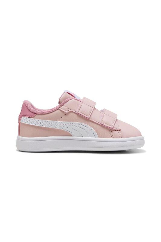 Puma Smash 3.0 Badges Pembe Çocuk Günlük Ayakkabı - 1