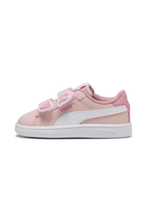 Puma Smash 3.0 Badges Pembe Çocuk Günlük Ayakkabı - 2