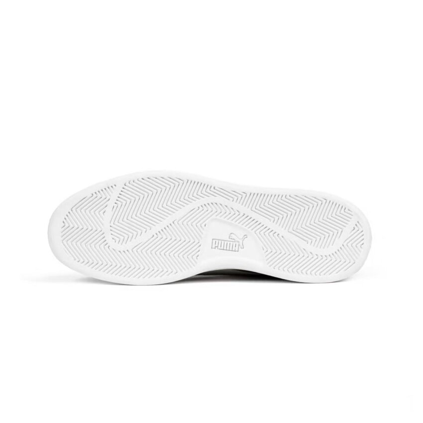 Puma Smash 3.0 Buck Beyaz-Siyah Erkek Günlük Ayakkabı - 5