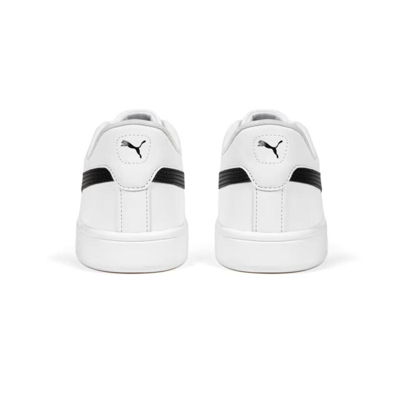 Puma Smash 3.0 Buck Beyaz-Siyah Erkek Günlük Ayakkabı - 4