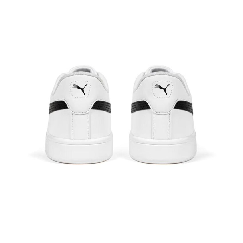 Puma Smash 3.0 Buck Beyaz-Siyah Erkek Günlük Ayakkabı - 4