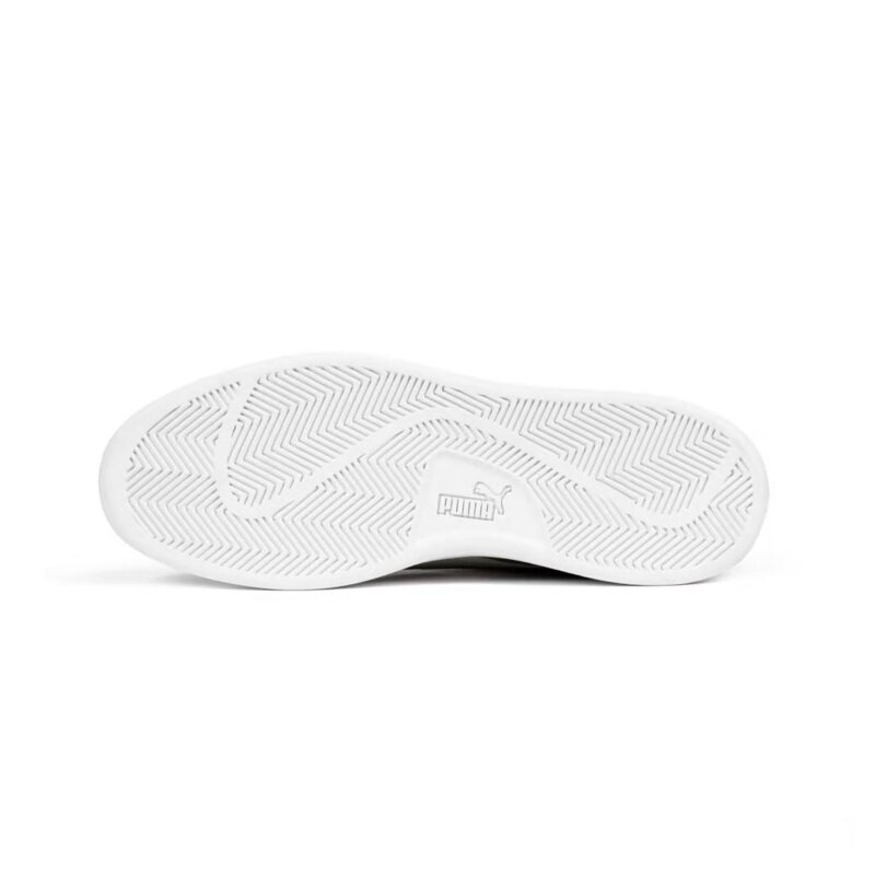 Puma Smash 3.0 Buck Beyaz-Siyah Erkek Günlük Ayakkabı - 5