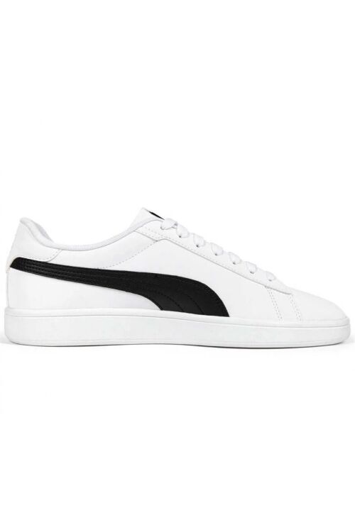 Puma Puma Smash 3.0 Buck Beyaz-Siyah Erkek Günlük Ayakkabı - 1
