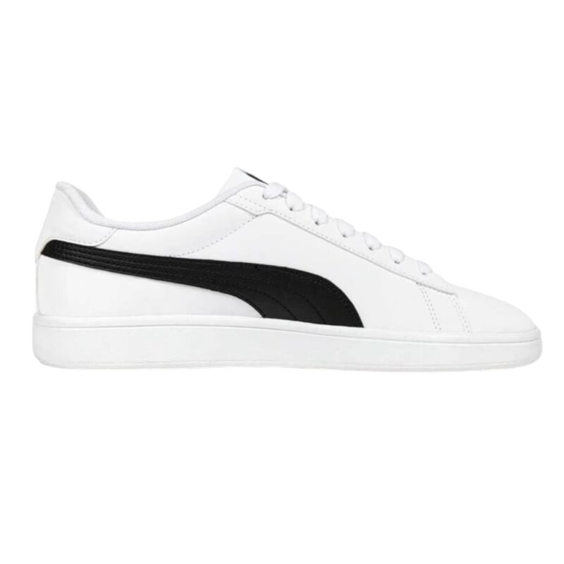 Puma Puma Smash 3.0 Buck Beyaz-Siyah Erkek Günlük Ayakkabı - 1