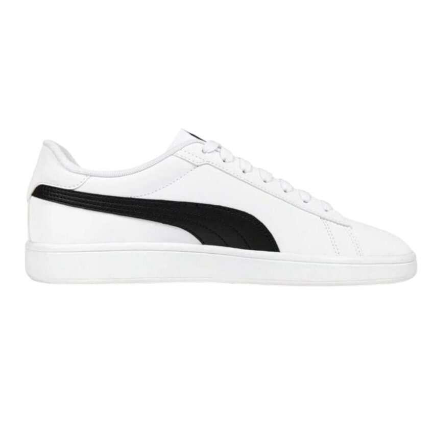 Puma Puma Smash 3.0 Buck Beyaz-Siyah Erkek Günlük Ayakkabı - 1