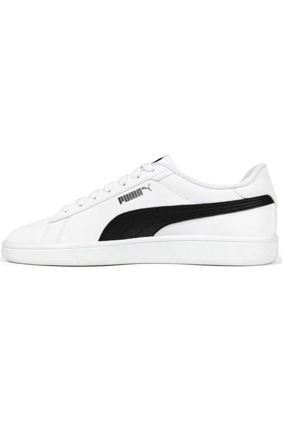 Puma Puma Smash 3.0 Buck Beyaz-Siyah Erkek Günlük Ayakkabı - 5