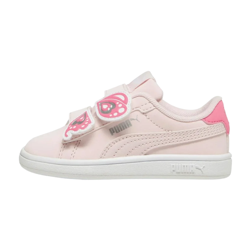 Puma Smash 3.0 Butterfly Pembe Çocuk Günlük Ayakkabı - 2