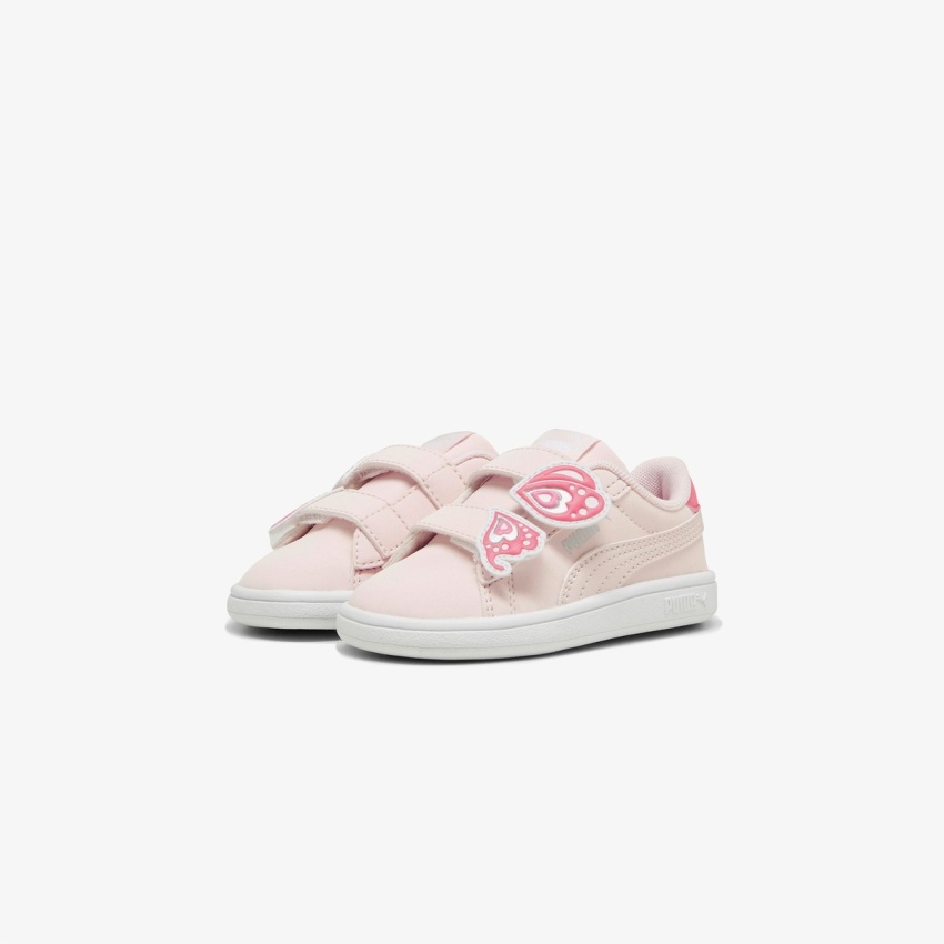 Puma Smash 3.0 Butterfly Pembe Çocuk Günlük Ayakkabı - 3