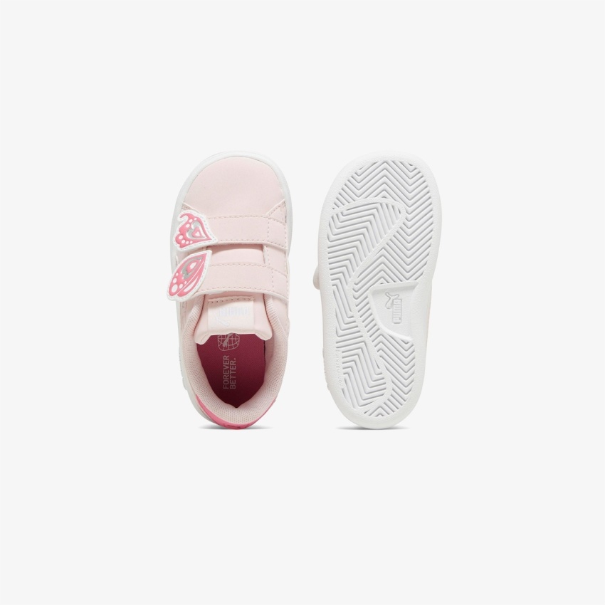 Puma Smash 3.0 Butterfly Pembe Çocuk Günlük Ayakkabı - 4