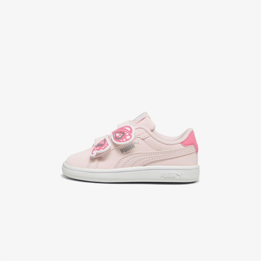 Puma Smash 3.0 Butterfly Pembe Çocuk Günlük Ayakkabı - 5