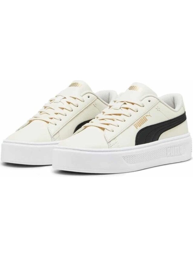 Puma Smash Platform v3 Bej Kadın Günlük Ayakkabı - 3