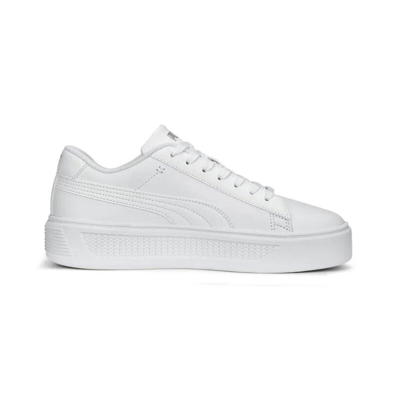 Puma Smash Platform v3 BEYAZ Kadın Günlük Ayakkabı - 1