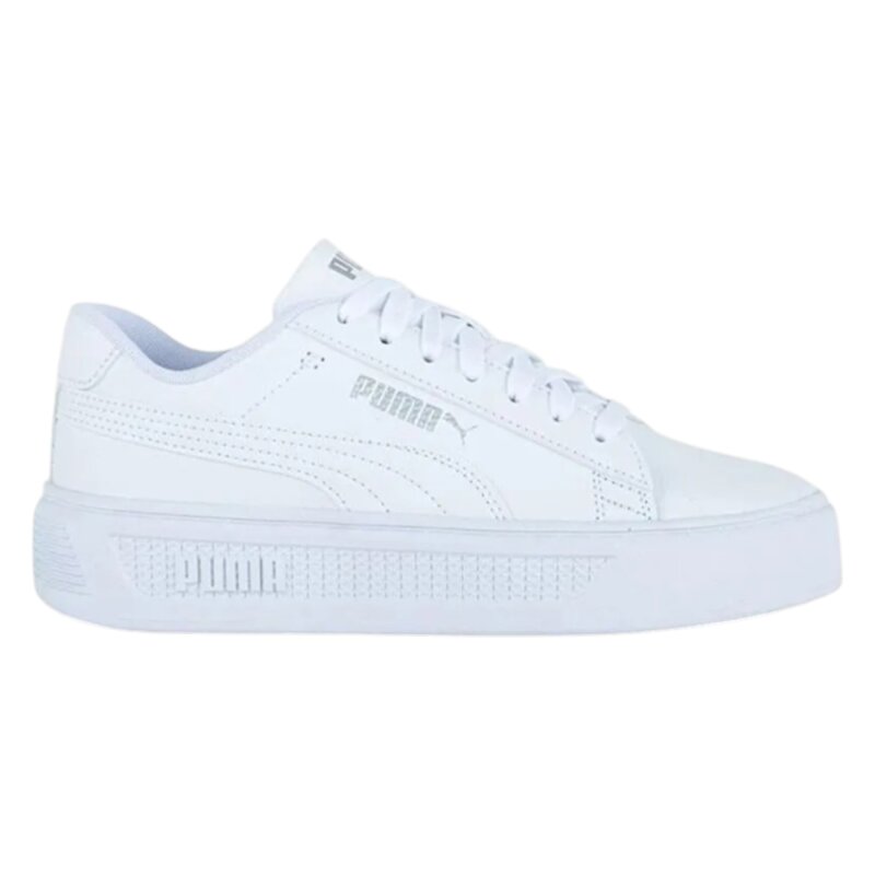 Puma Smash Platform v3 BEYAZ Kadın Günlük Ayakkabı - 1