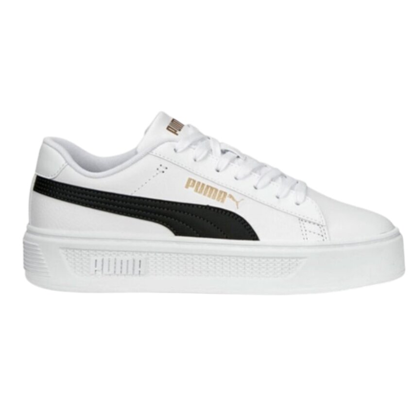 Puma Smash Platform v3 BEYAZ Kadın Günlük Ayakkabı - 1