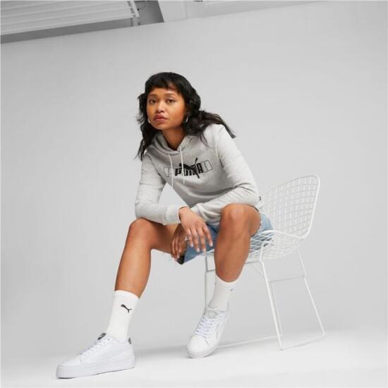 Puma Smash Platform v3 Pop Up BEYAZ Kadın Tenis Ayakkabısı - 3
