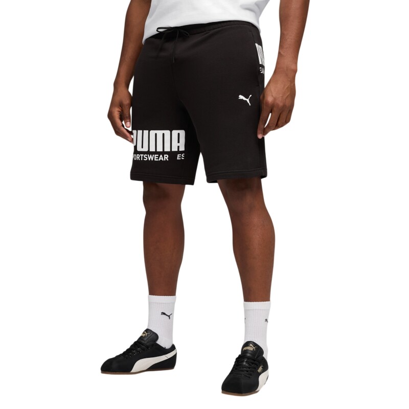 Puma Sport Graphic Shorts Siyah Erkek Şort - Puma