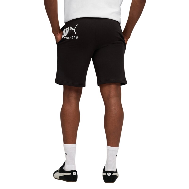 Puma Sport Graphic Shorts Siyah Erkek Şort - 2