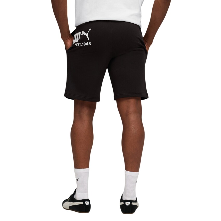 Puma Sport Graphic Shorts Siyah Erkek Şort - 2