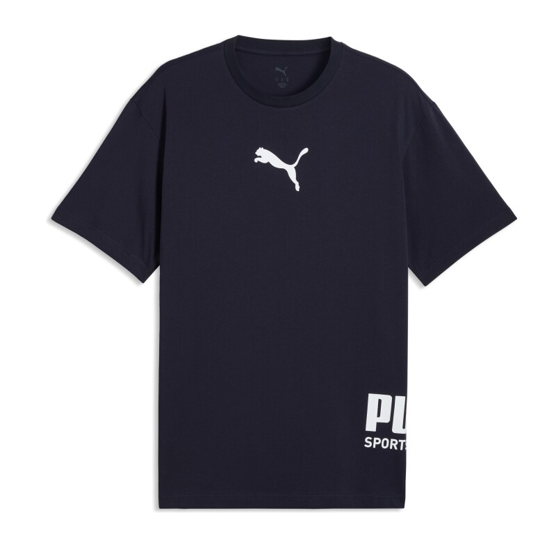 Puma Sport Graphic Tee Lacivert Erkek Tshirt - 4