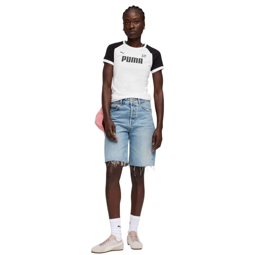 Puma Sport Ringer Beyaz Kadın Tshirt - 3