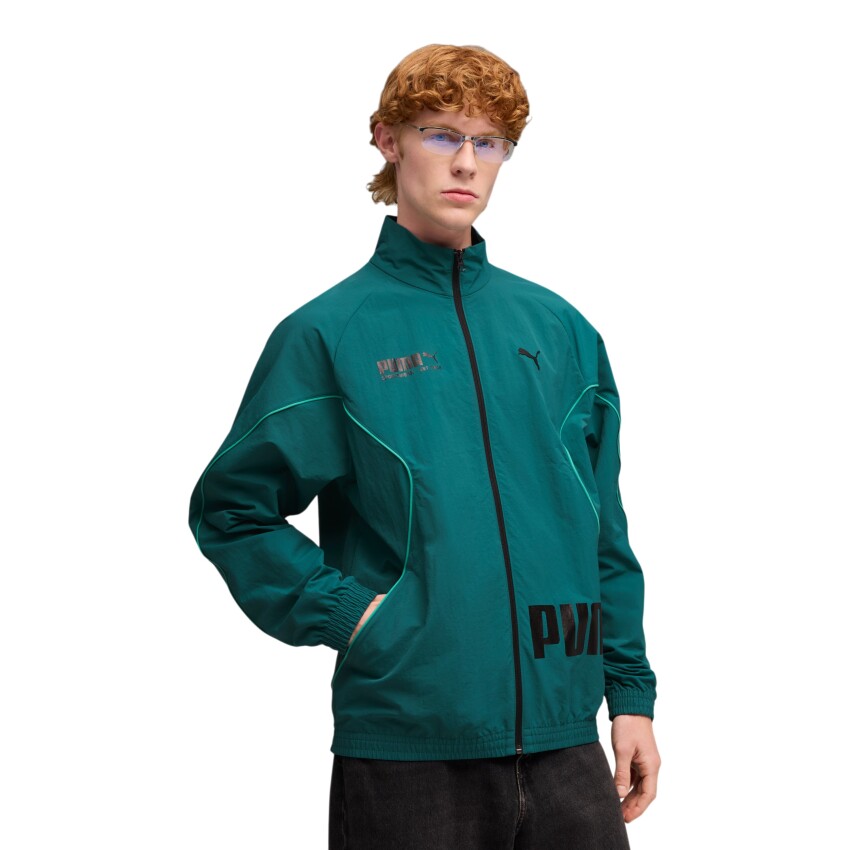 Puma Sport Track Yeşil Erkek Eşofman Üstü - 1
