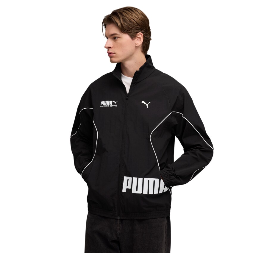 Puma Sport Track Siyah Erkek Eşofman Üstü - 1