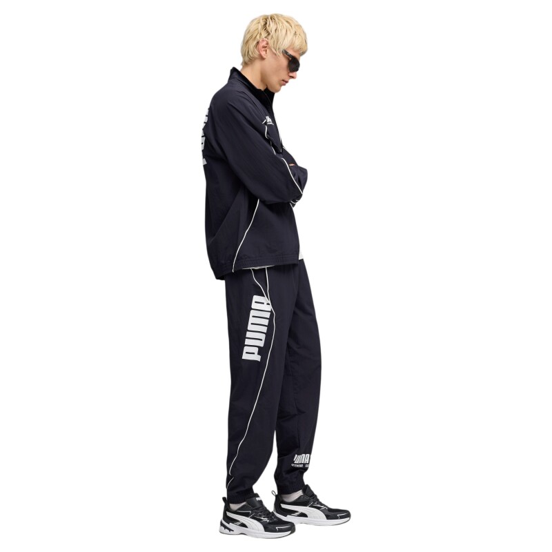 Puma Sport Woven Track Lacivert Erkek Eşofman Altı - 3