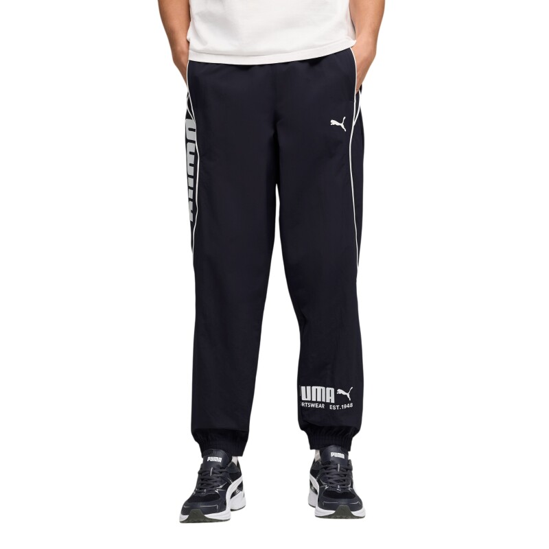 Puma Sport Woven Track Lacivert Erkek Eşofman Altı - 1