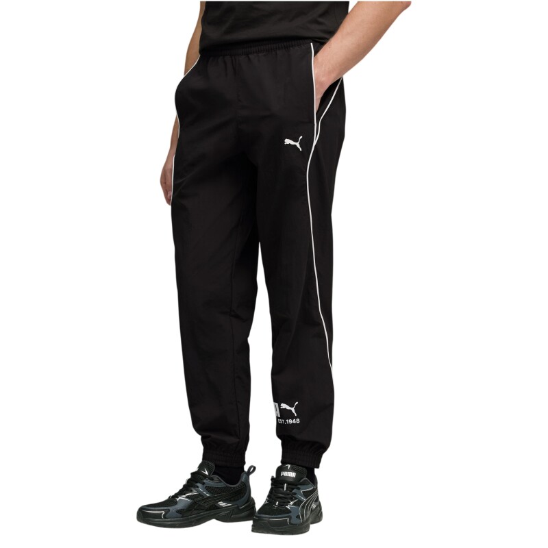 Puma Sport Woven Track Siyah Erkek Eşofman Altı - 1